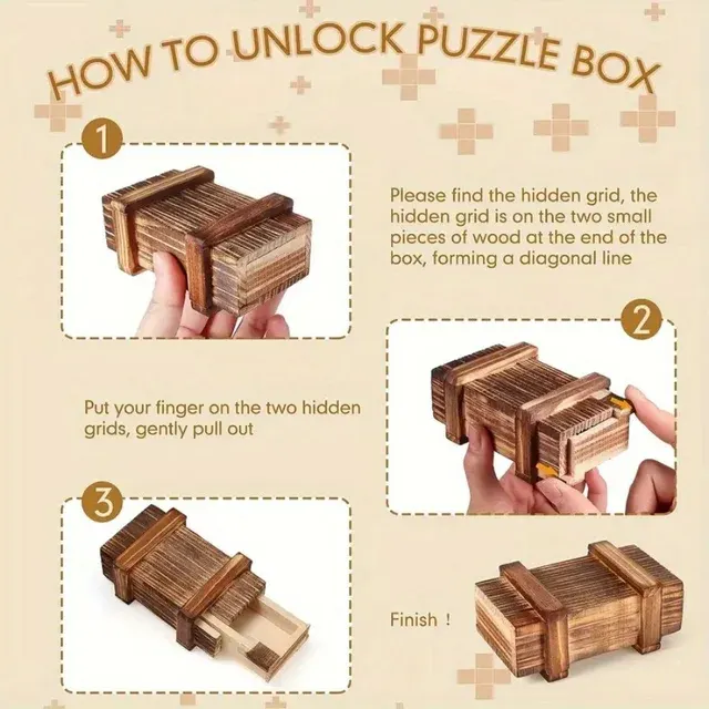 Wooden Puzzle Box 3