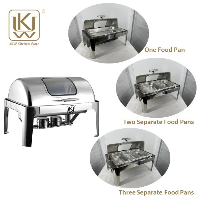 Luxury Chafers Stainless Steel 9L Chafing Dish Buffet 4
