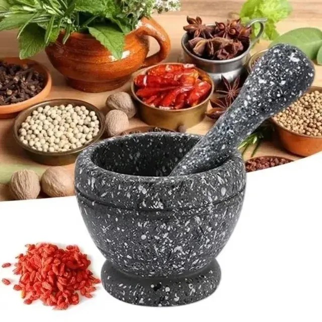 Kitchen Mortar and Pestle for Herbs 4