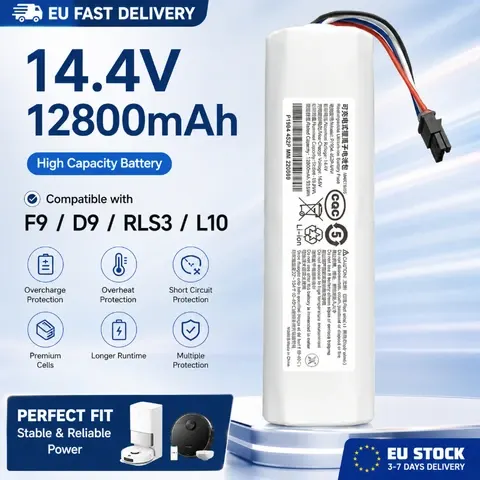 14.4V 12800mAh Li-Ion Battery for Robot Vacuums