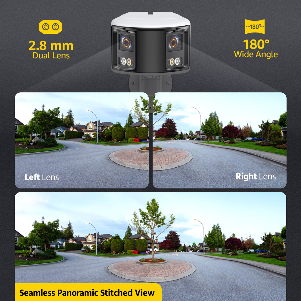 6MP Panorama-PoE-Netzwerkkamera mit 180°-Blick 2