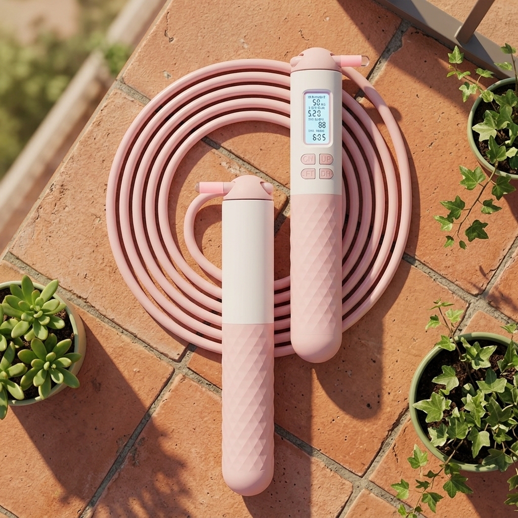 Smart LED Jump Rope with Digital Counter