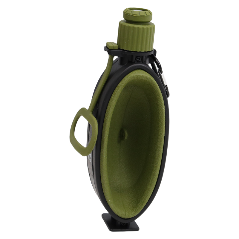 Silicone Water Bottle Food Grade Portable Foldable Collapsible 2