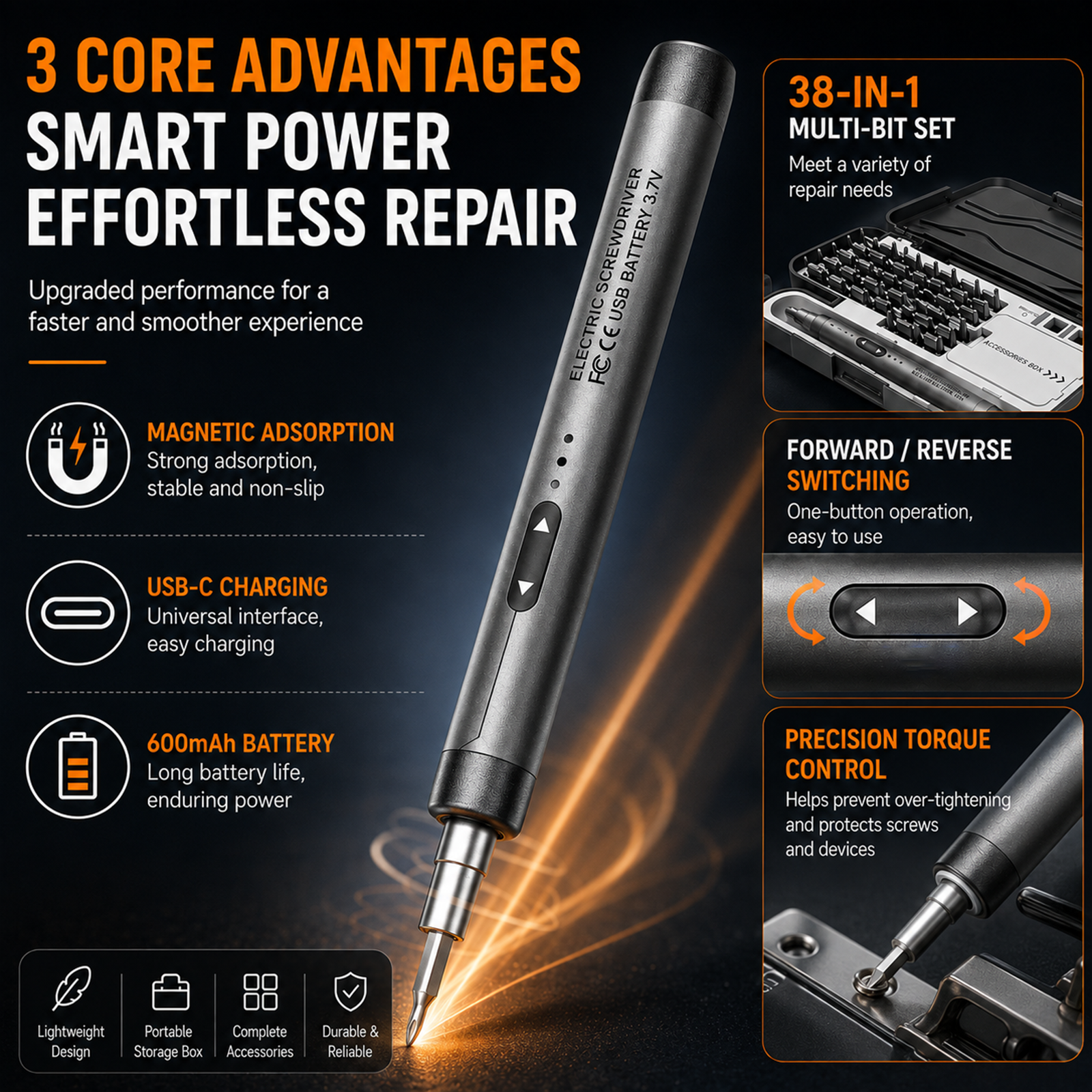 46-in-1 Cordless Precision Electric Screwdriver 3