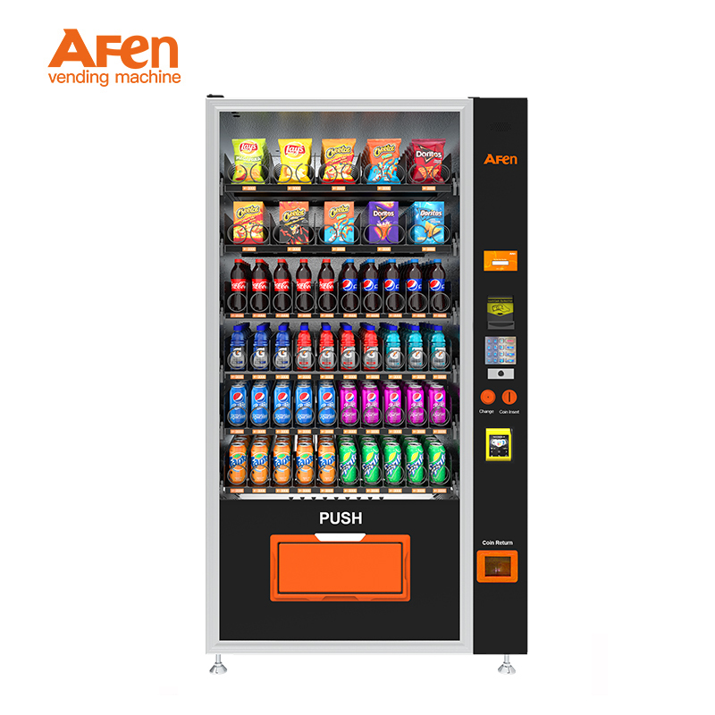 Automatic Snack and Drink Vending Machine 5-Inch Display 2