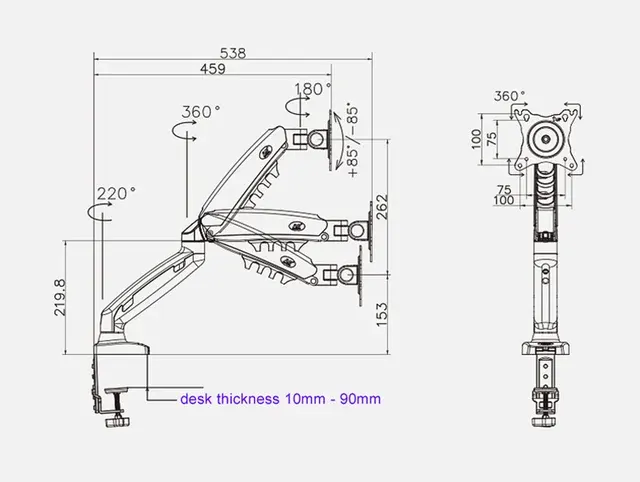 Monitor Desk Mount 3