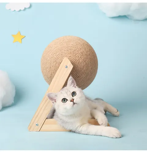Professional Vertical Cat Toy Sisal Catching Ball