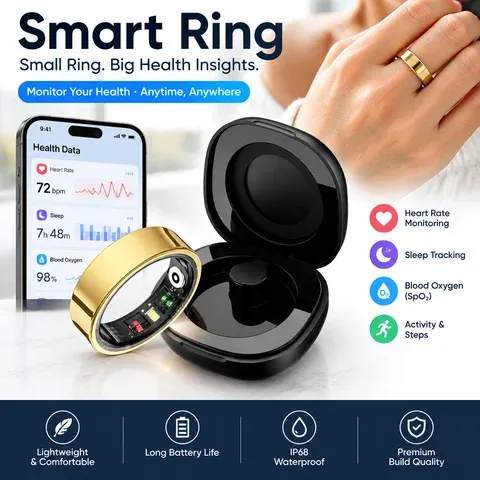 Neuester Smart Ring für Männer und Frauen Gesundheitsmonitor