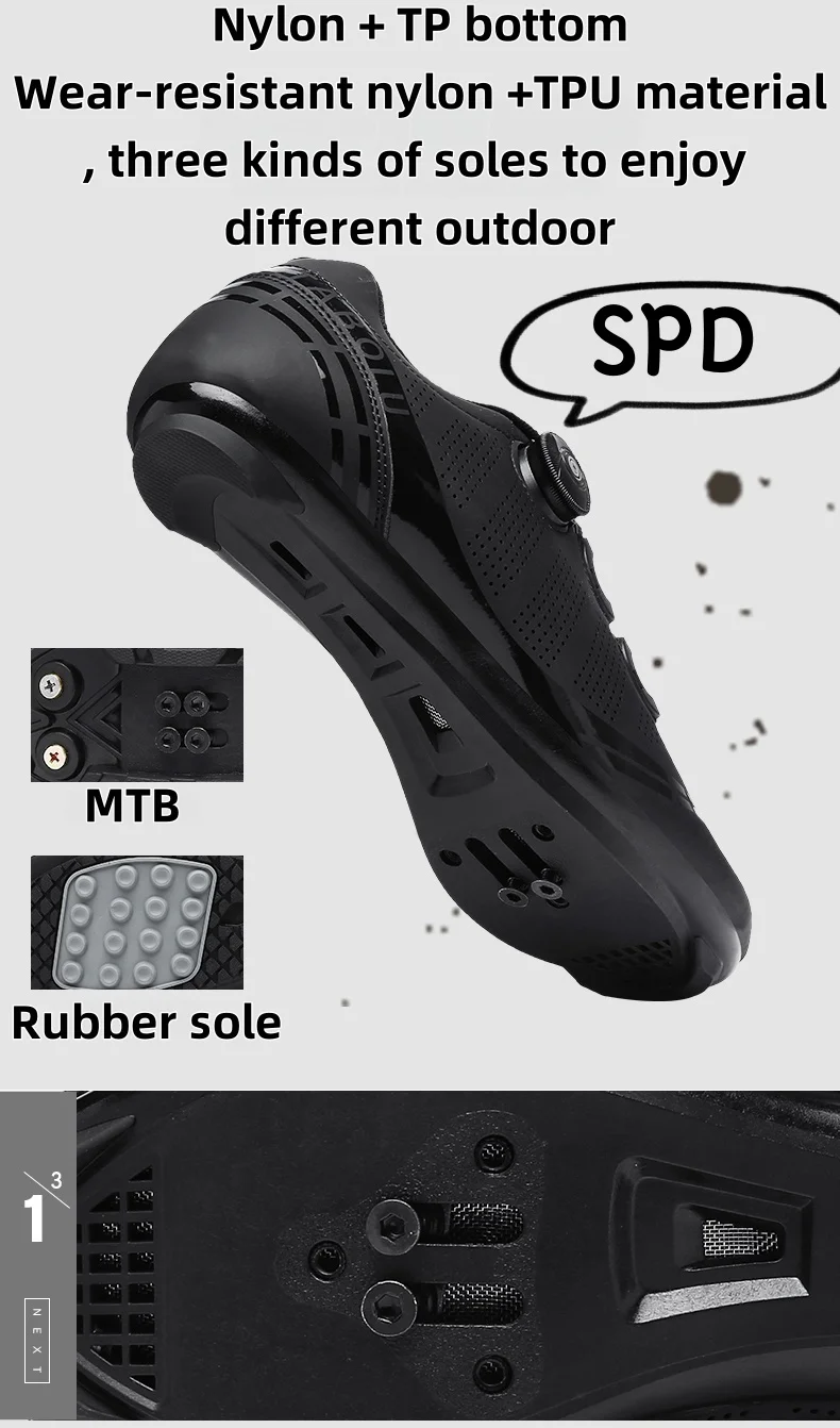 Non-Slip MTB Pedal Cleats for Cycling Shoes 4