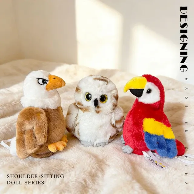 12 Styles Standing Shoulder Plush Toys Assortment 3
