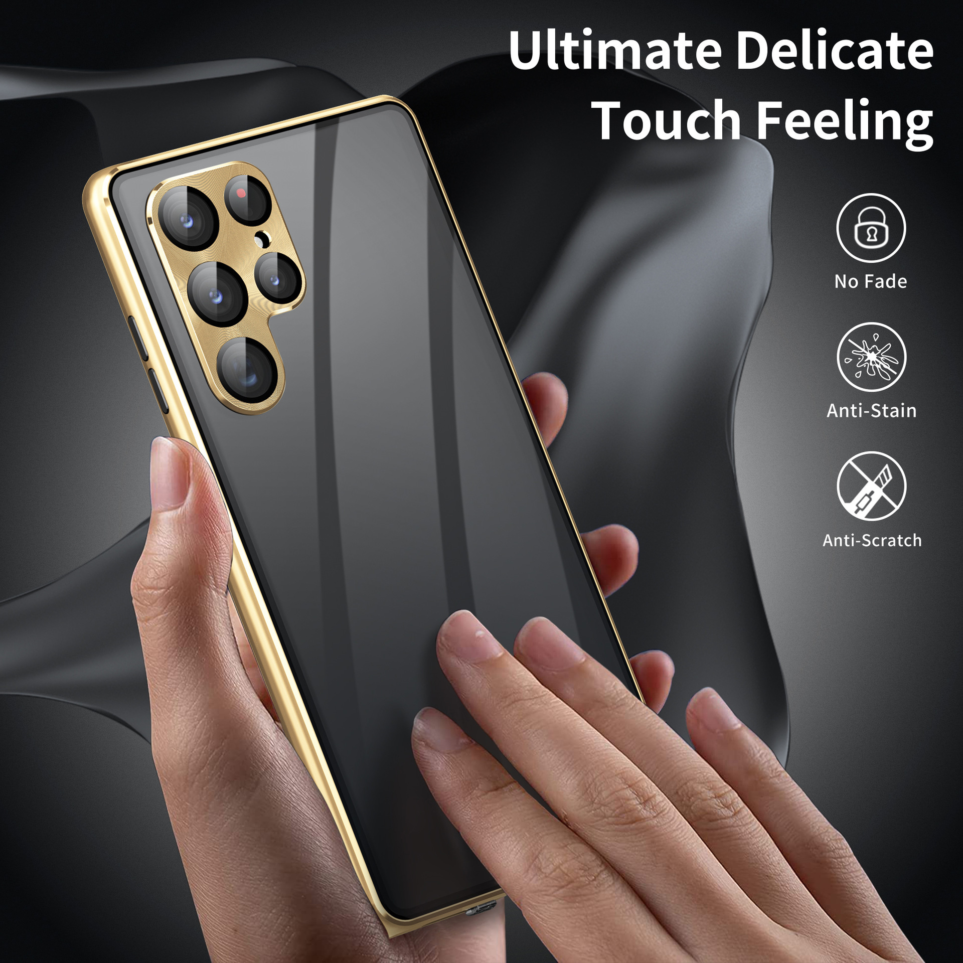 Applicable To S23Ultra Peep-proof S23Plus Metal S22 Phone
