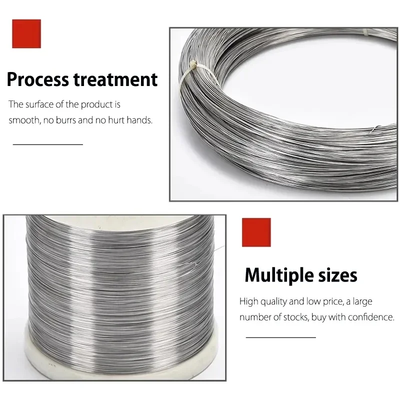 304 Stainless Steel Single Strand Wire, 0.02–3 mm 4