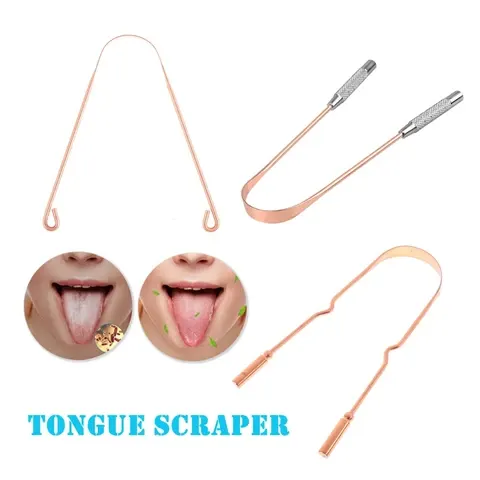 Copper Tongue Scraper for Oral Hygiene