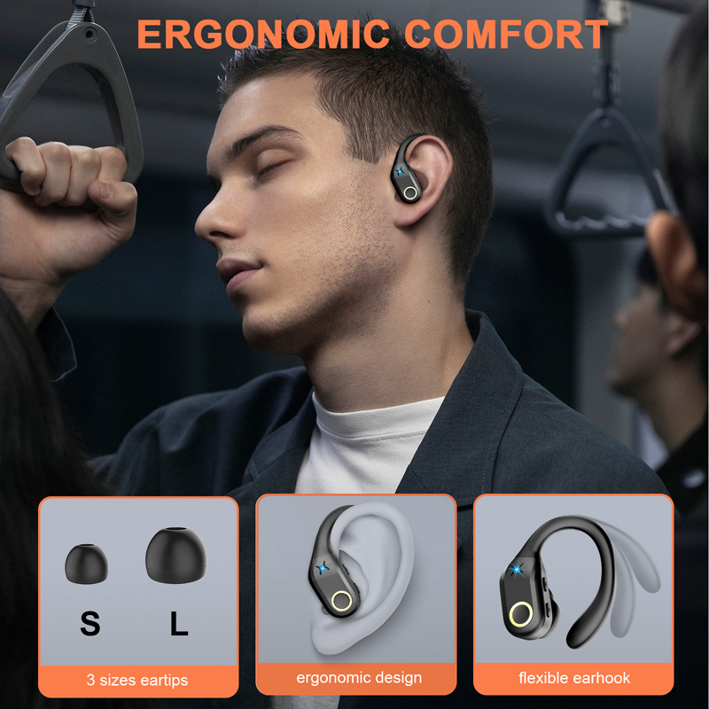 Waterproof Sport Earbuds with Battery Display 2