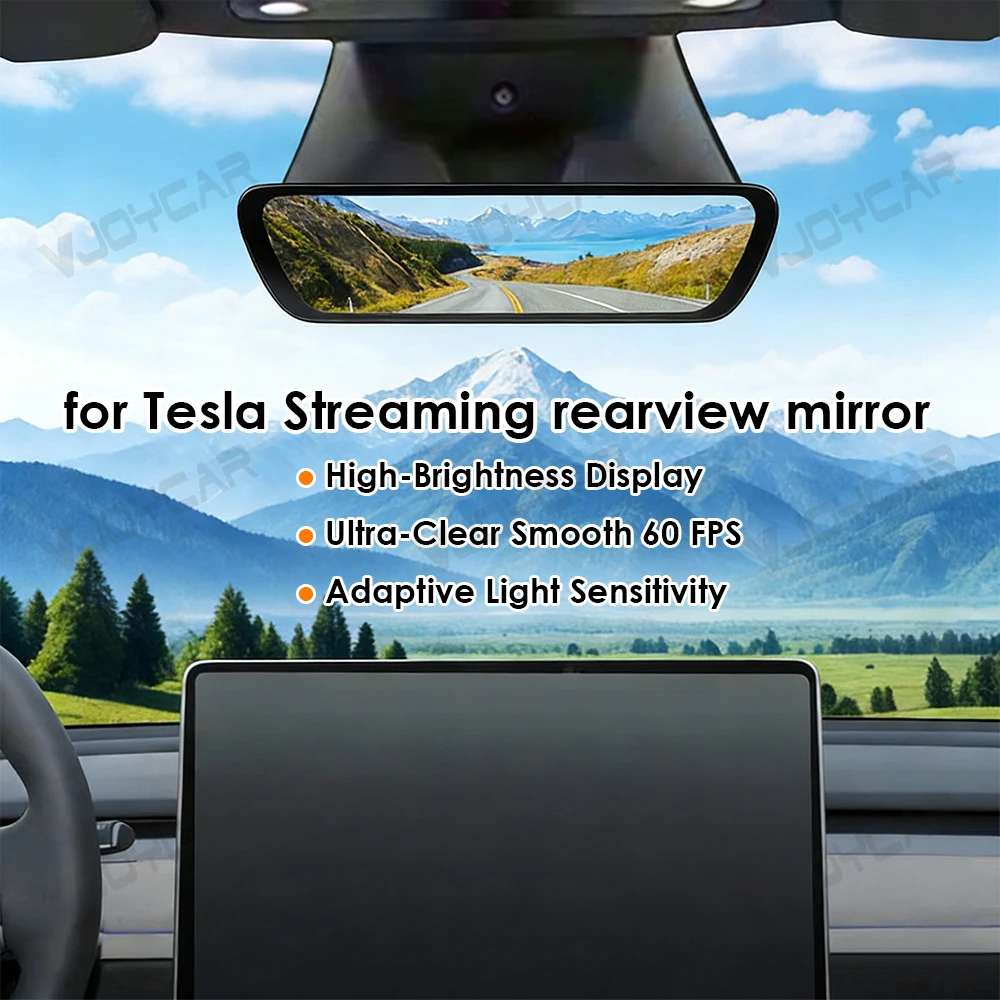 Neuer Tesla Stream Media Rückspiegel 9 35 Zoll 2