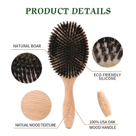 Boar Bristle Hairbrush