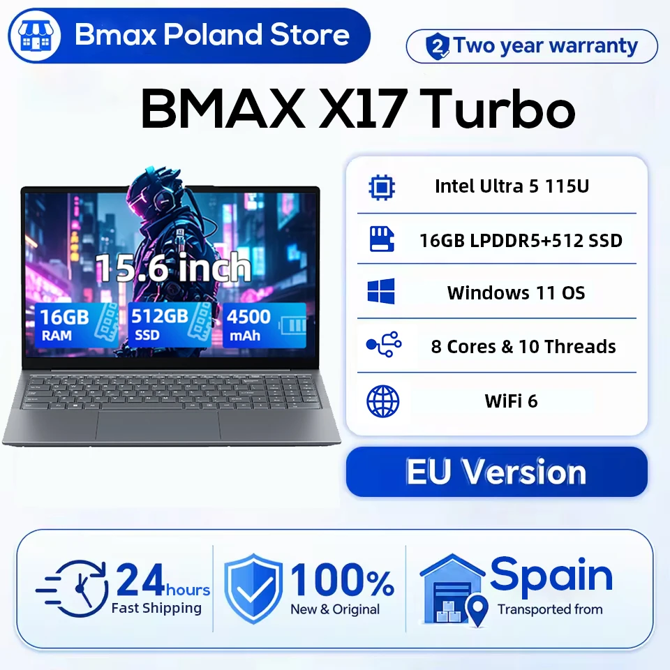 Bmax X17 Turbo 15 6 Zoll 16GB RAM