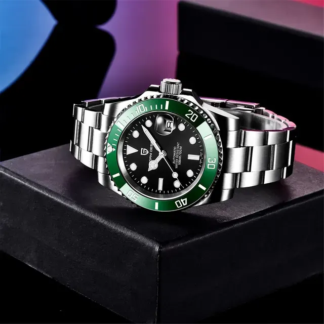 40mm Stainless Steel Waterproof Men's Watch 3