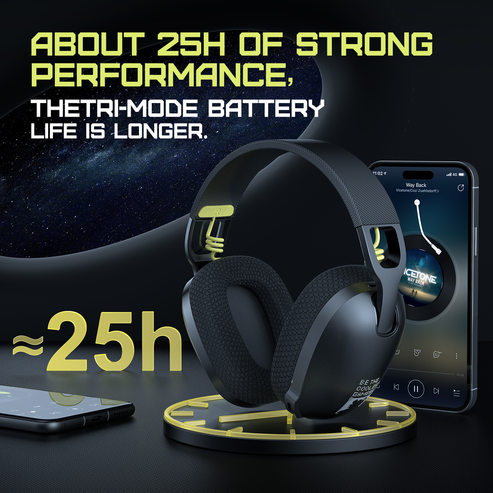 2.4G Wireless Over-Ear Gaming Headset 4
