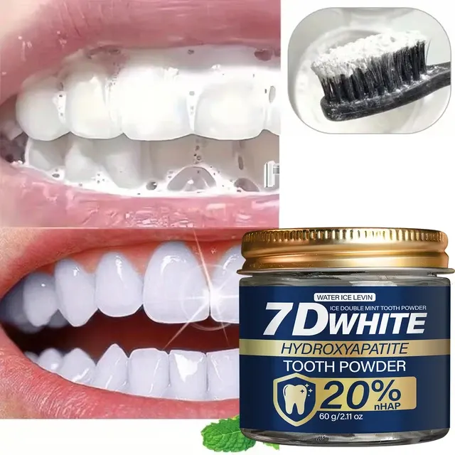 Hydroxyapatite Charcoal Whitening Tooth Powder 2