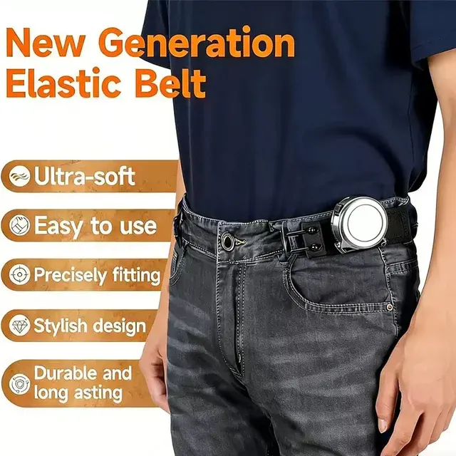 Adjustable Waist Belt with Hook Closure 4