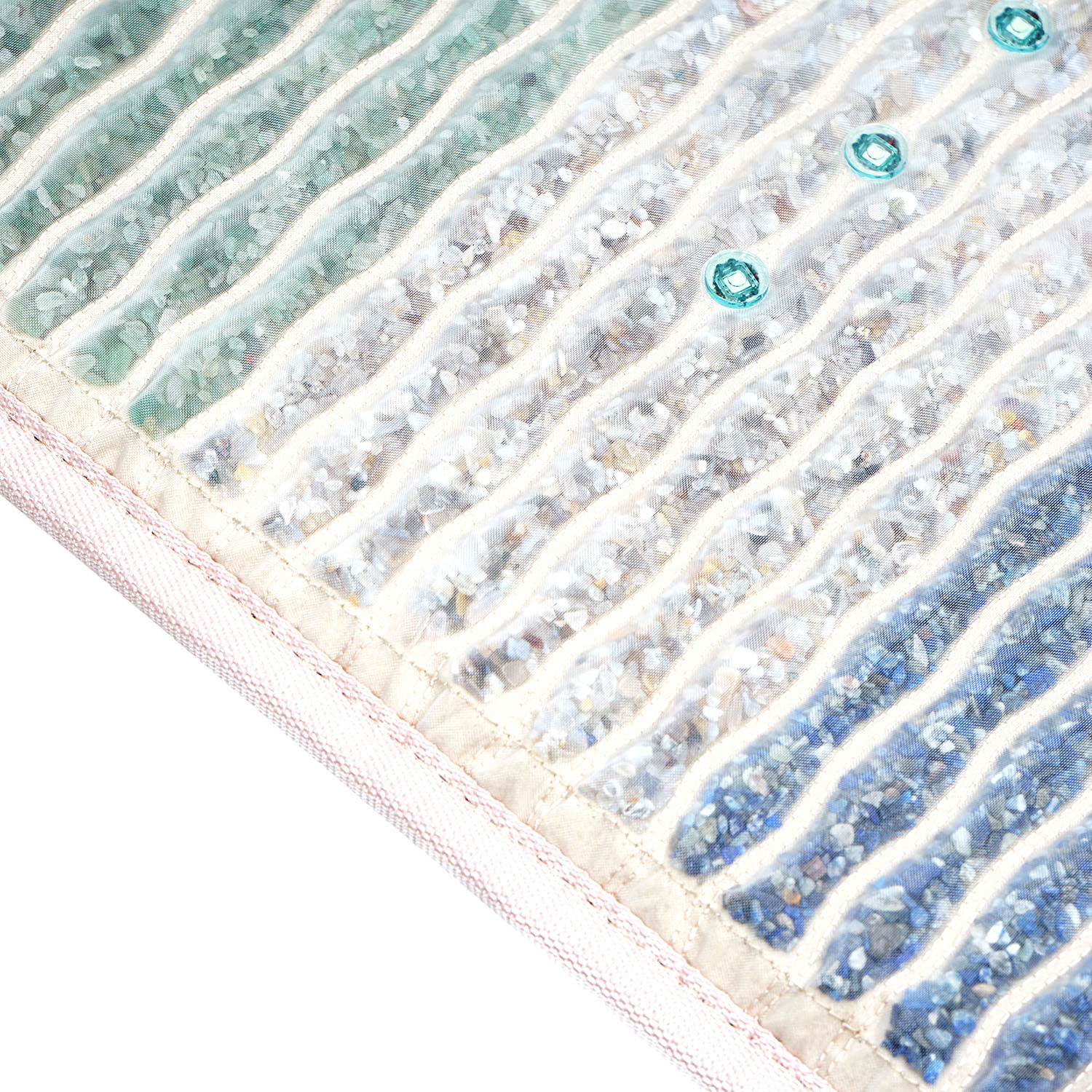 Natural Chakra Gemstone Mat Charka Light Therapy Wavelength 2