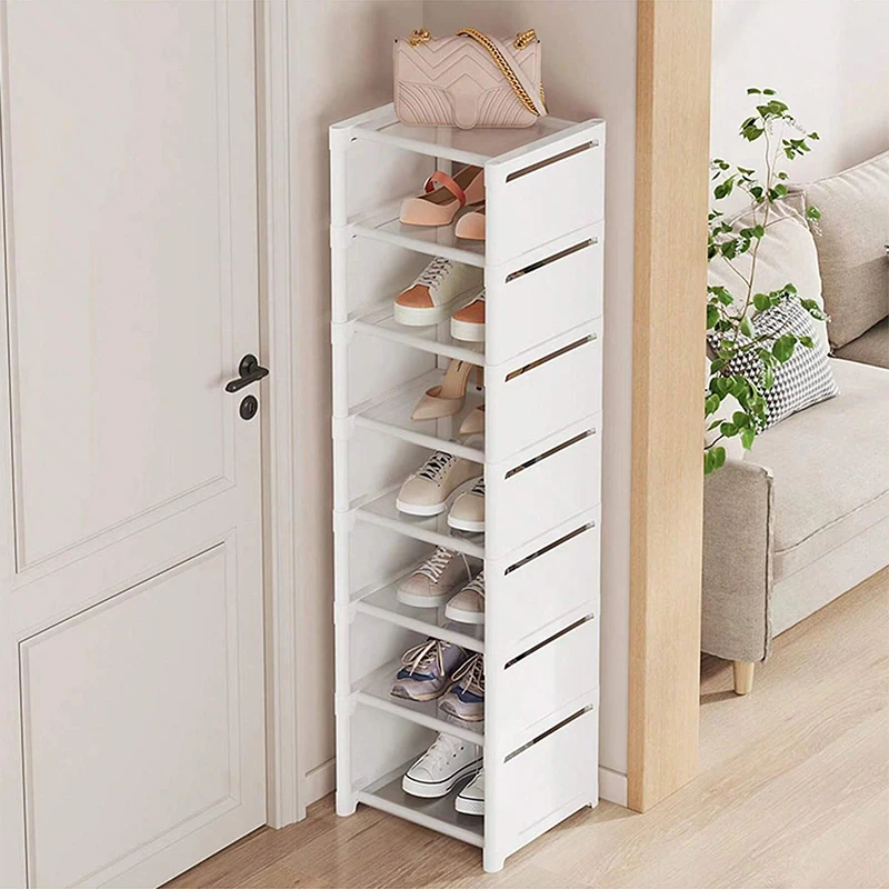 Schuhregal Kleiner Schuhschrank Verbreitert an der Wand Tür 2