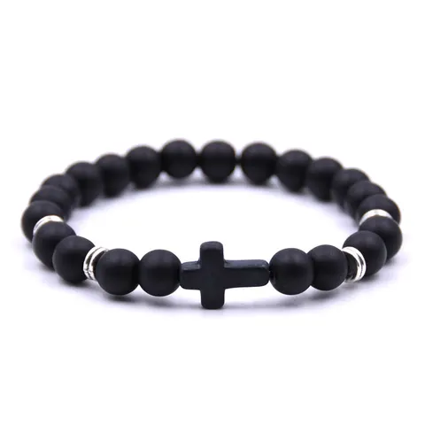 Cross Stone Bracelet