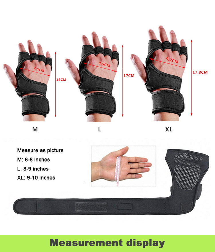 Half-Finger Weightlifting Gloves Fitness Gym Accessory To Enhance 4