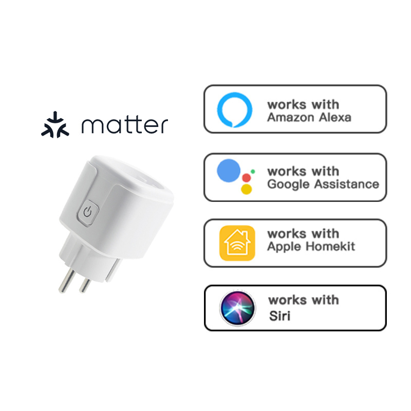 Matter Smart Home WLAN Steckdose EU 2