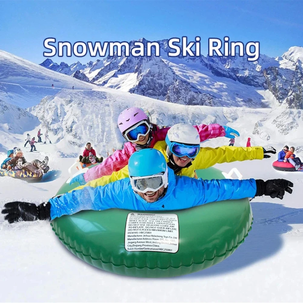 80 cm Ski Ring Aufblasbare PVC Schlitten Rohr 2