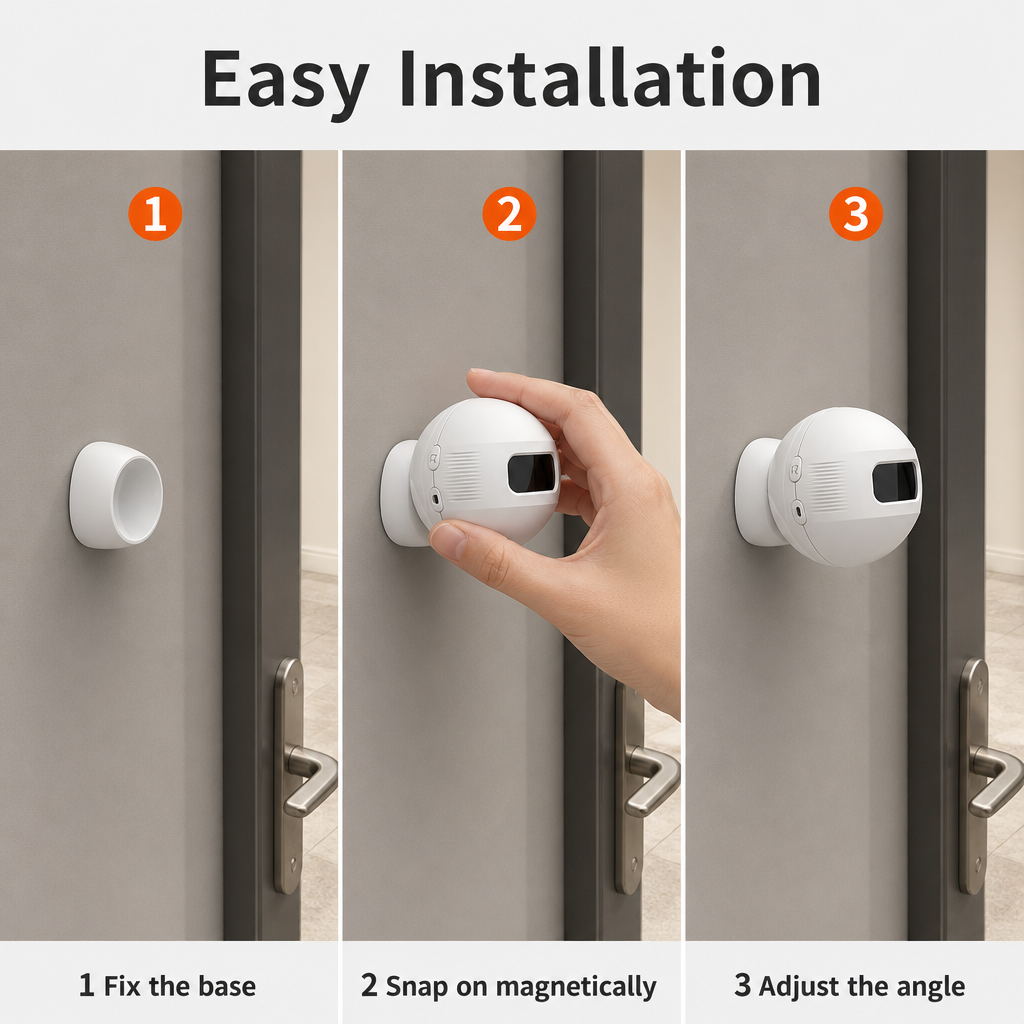 Wireless Infrared Doorbell with 22 Chimes 2