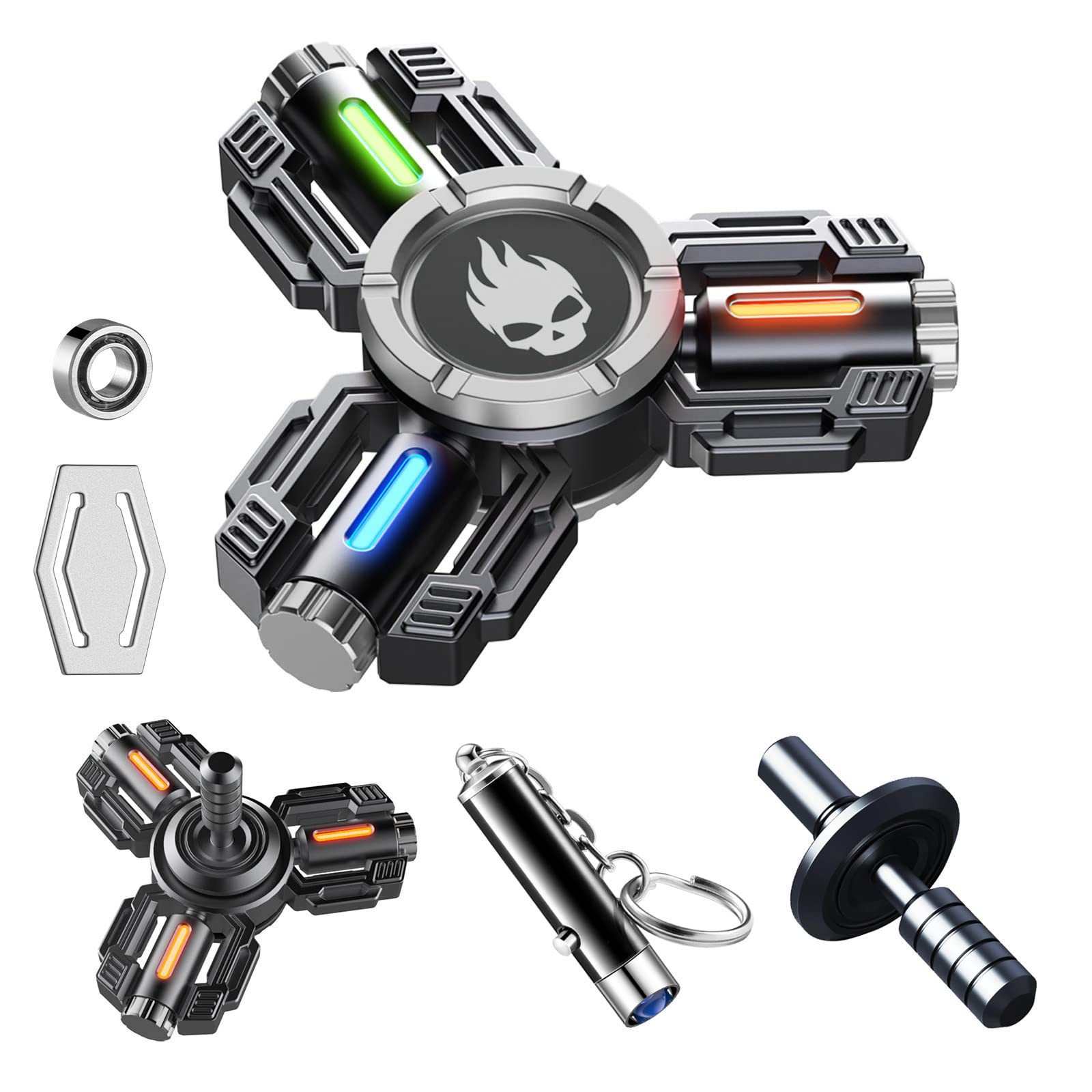 Glow-in-the-Dark Metal Fidget Spinner