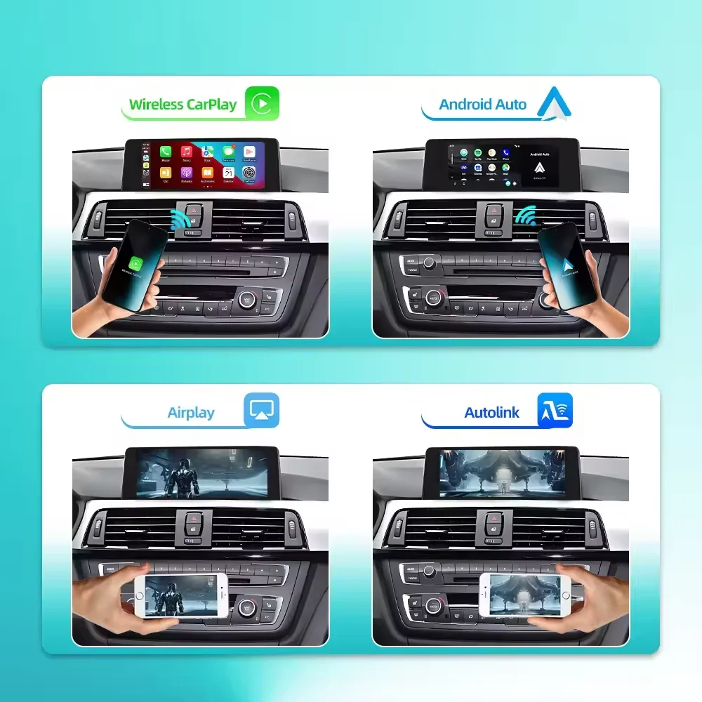 Drahtloser CarPlay Android Auto Decoder für BMW NBT 3