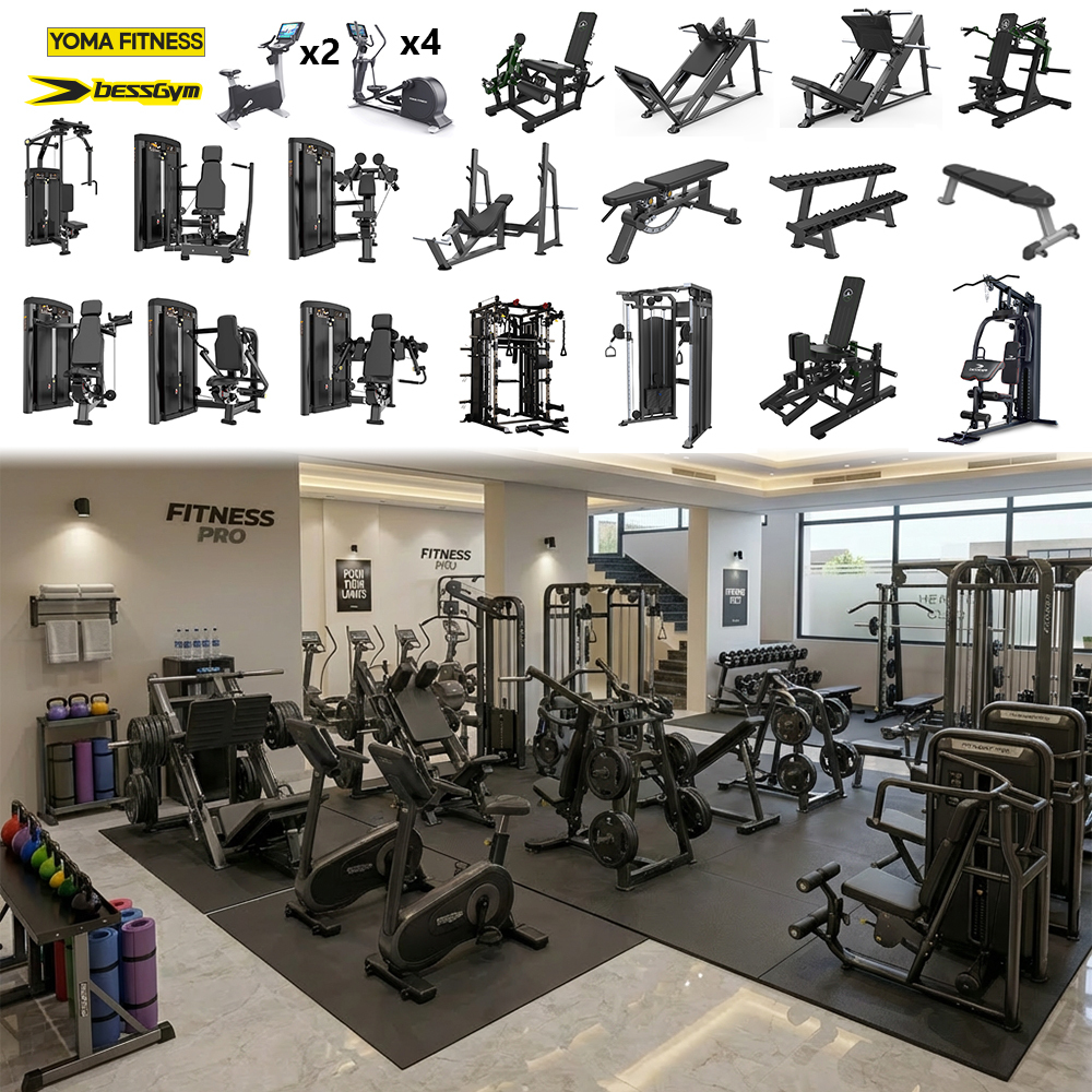 Turnkey Selectorized Gym Equipment Package 4