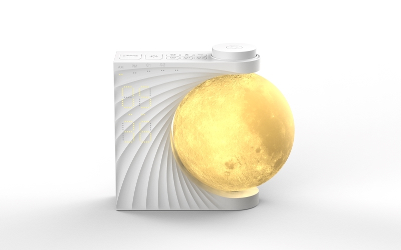 Modern Touch Dimmer Moon Bedside Lamp 3