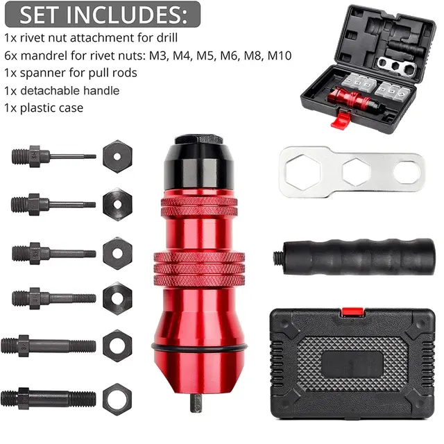 Electric Rivet Nut Adapter 3