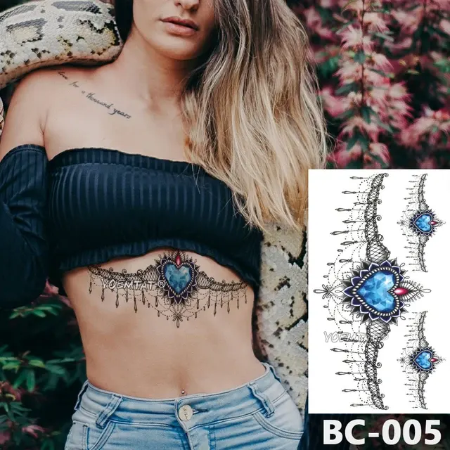Temporary Chest Tattoo 4