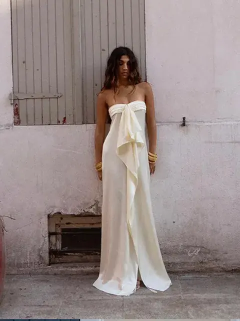 Satin Evening Dress 3