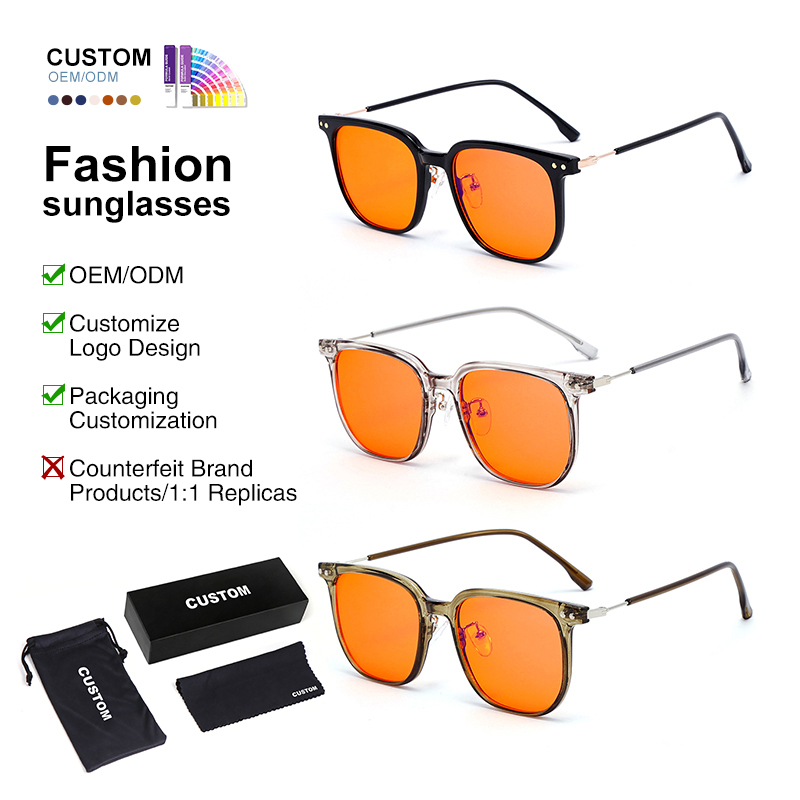 Red & Amber Lens TR90 Computer Gaming Eyewear