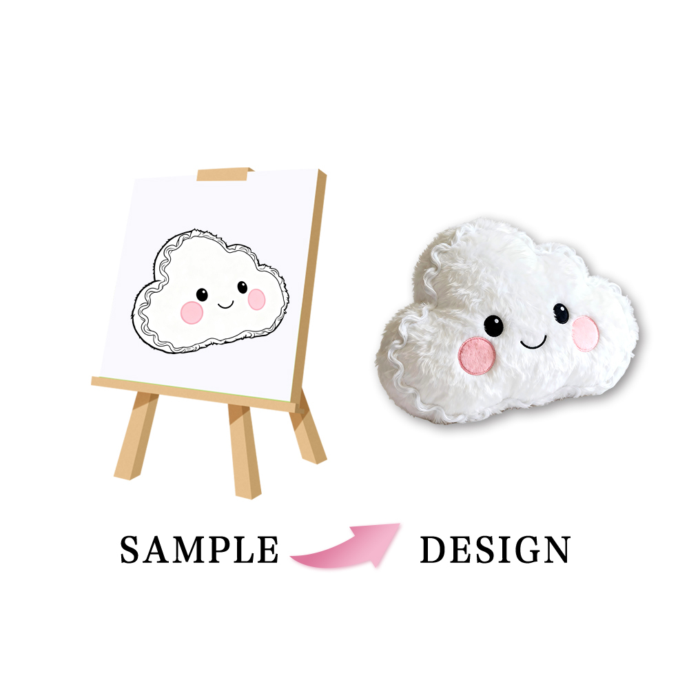 Cuddly Cloud Plush Pillow Eco Filling