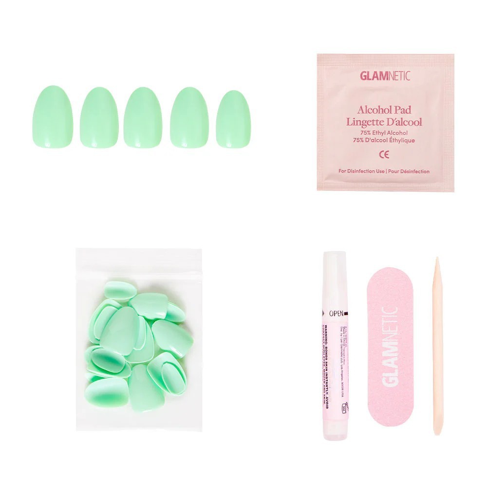 30-Piece Recycled Round Press-On Nails 4