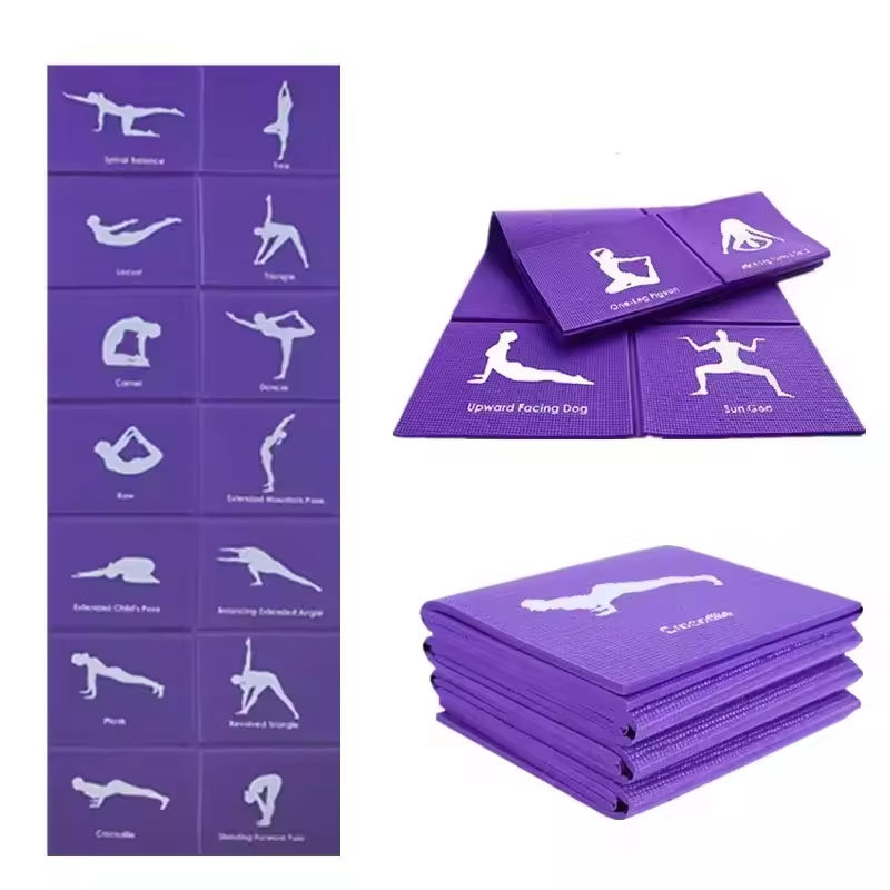 Non-slip High Density Travel Yoga Mat Foldable