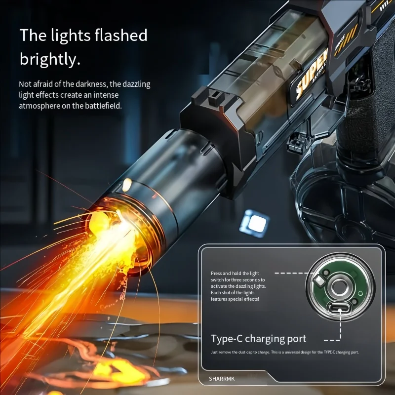 Electric Water Gun with Light Effects 4