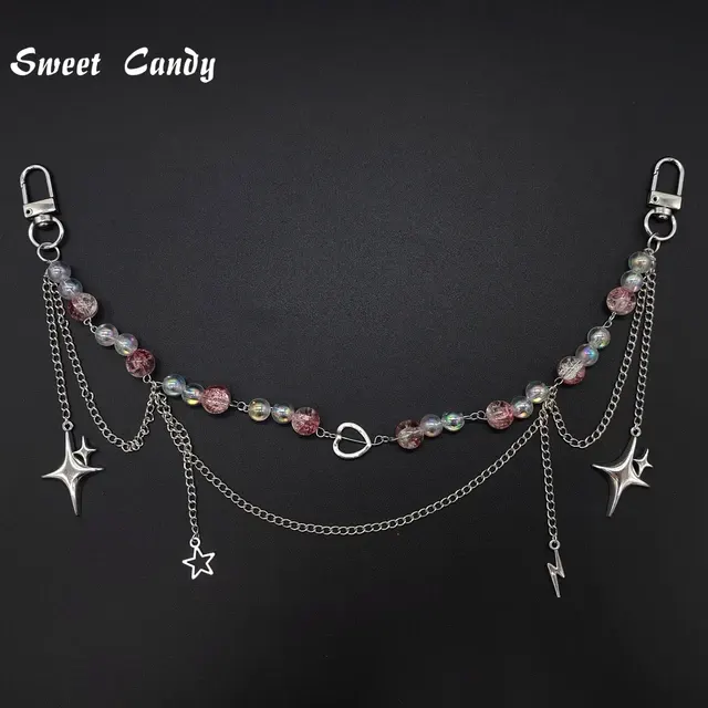 Adjustable Waist Chain with Star Heart Charm 4