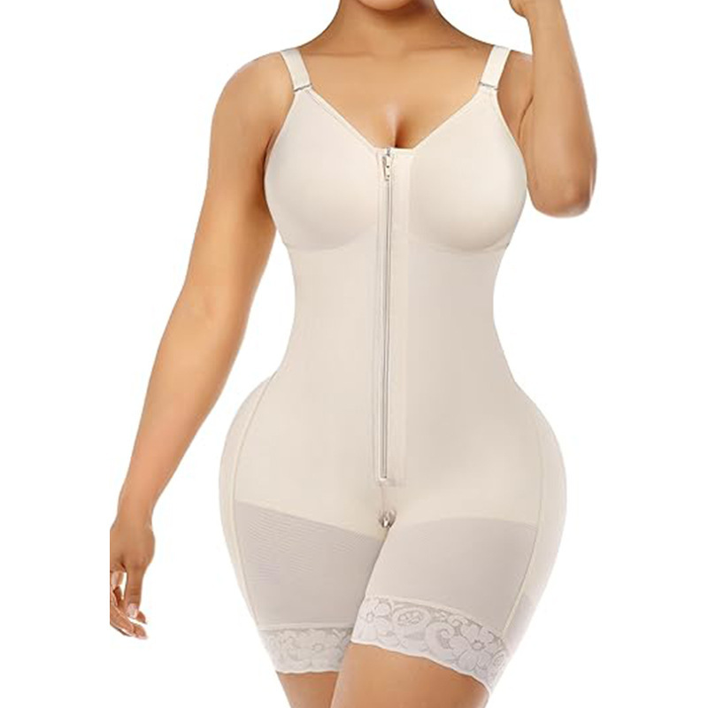 Lace Tummy-Control Shapewear Bodysuit 4