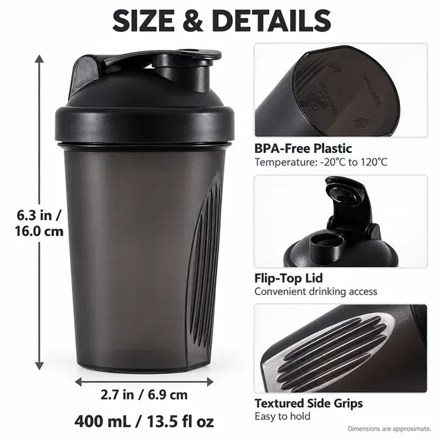 Protein Shaker Bottle 2