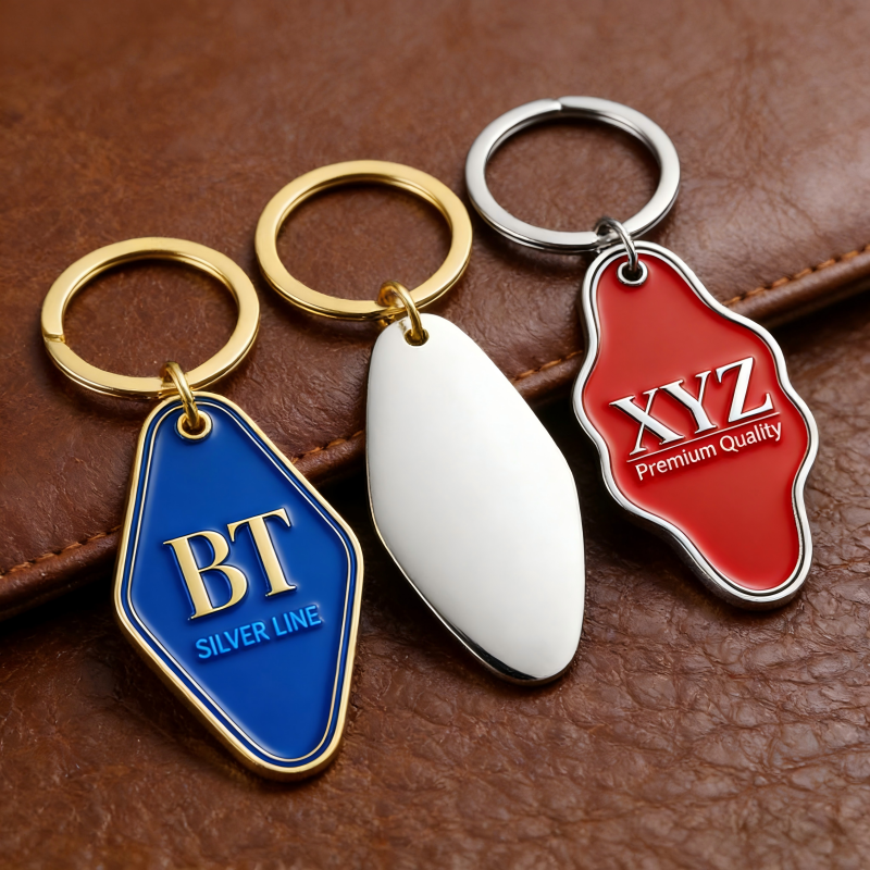 Hotel Room Number Souvenir Metal Keychain 2