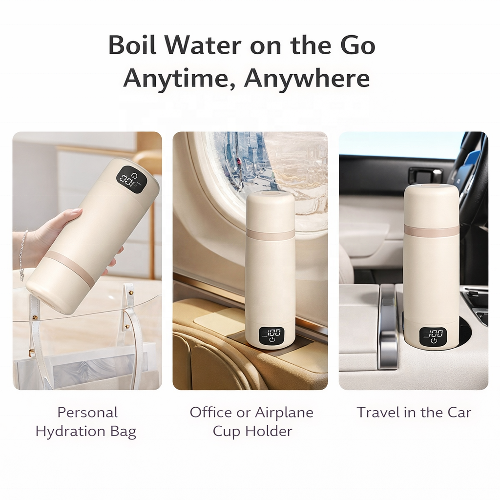 Smart Cup Portable Boiling Kettle Water Baby Travel 2