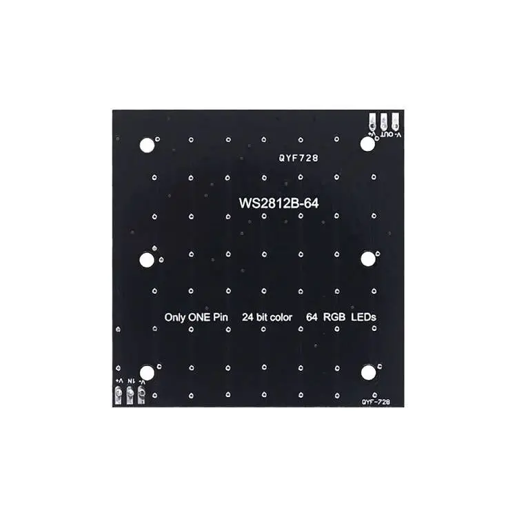WS2812 LED 5050 RGB 8x8 64 Bit LED-Matrixmodul 2